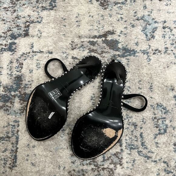 Alexander Wang Black and Clear Heels - Picture 9 of 9